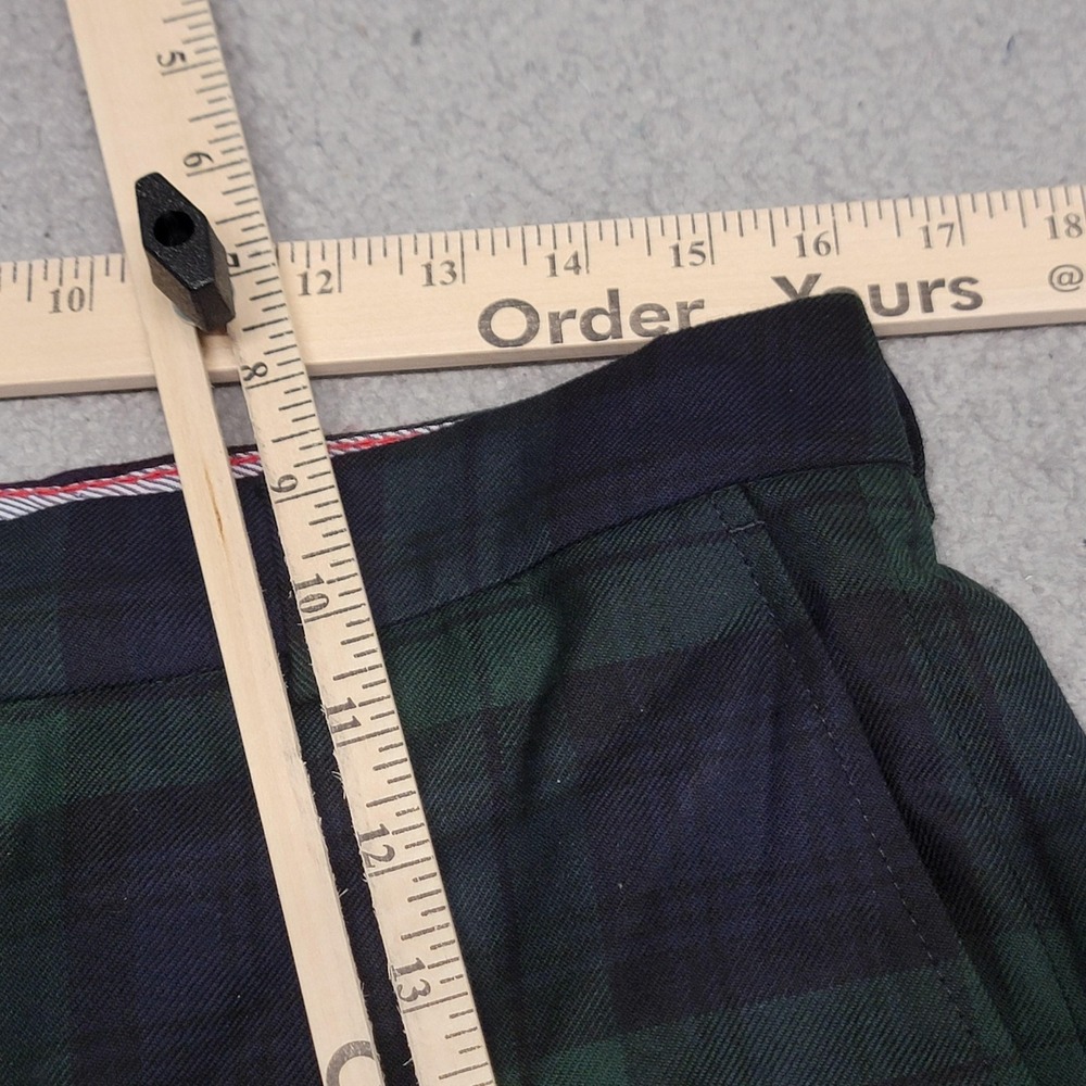 Vineyard Vines Pants Mens 32x32 Green‎ Blackwatch Plaid Slim Fit Cotton Chino - Picture 4 of 11